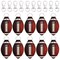 Wrapables 10 Pack Chapstick Holder Keychain with 10 Pieces Metal Clasps